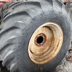 Goodyear 15 x 26" 6Ply Tire and Rim- Used