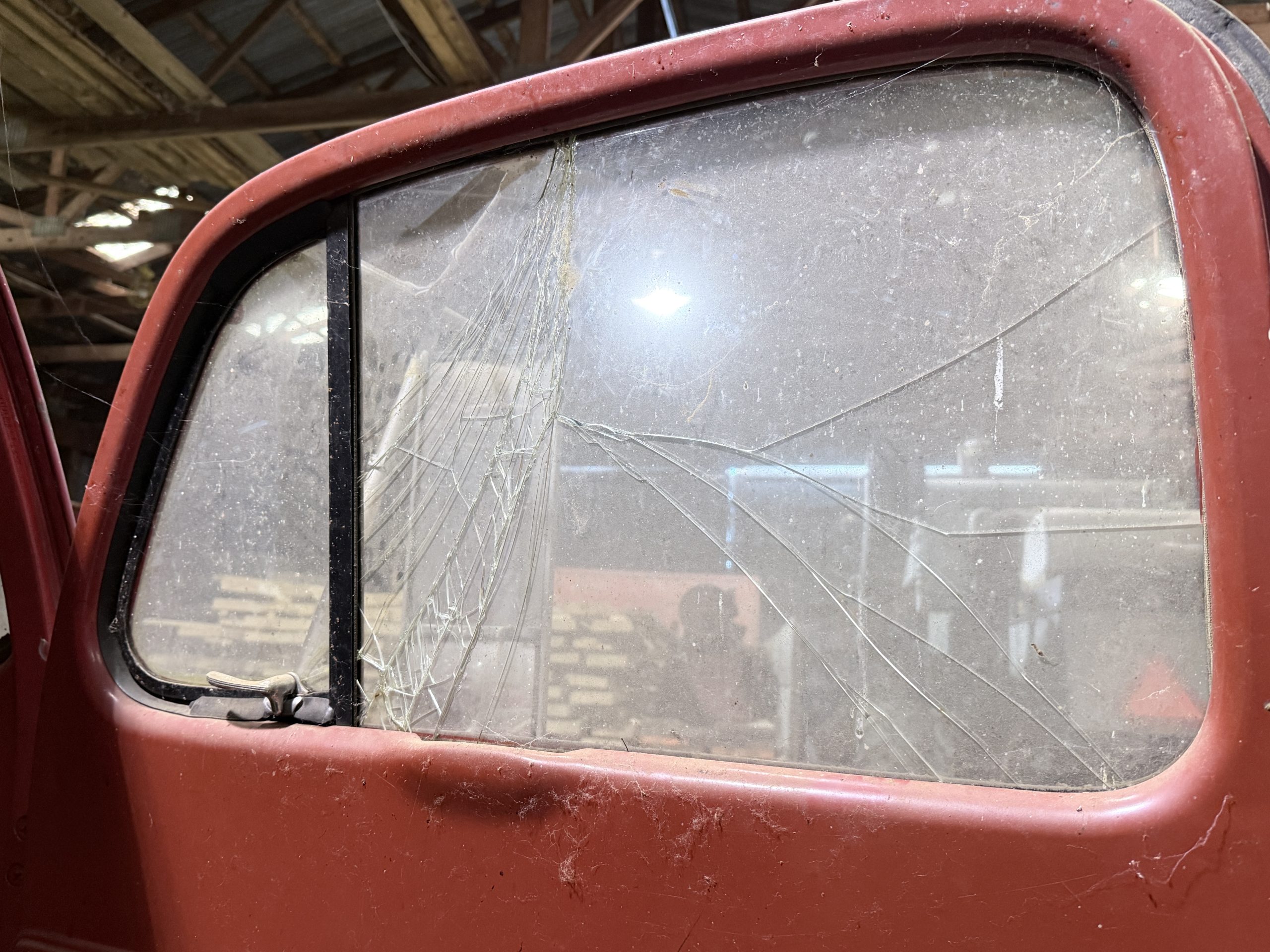Vintage Ford F-7 Fire Department Truck Cab & Chassis – Dual Rear Wheels – Restoration Project - Image 5