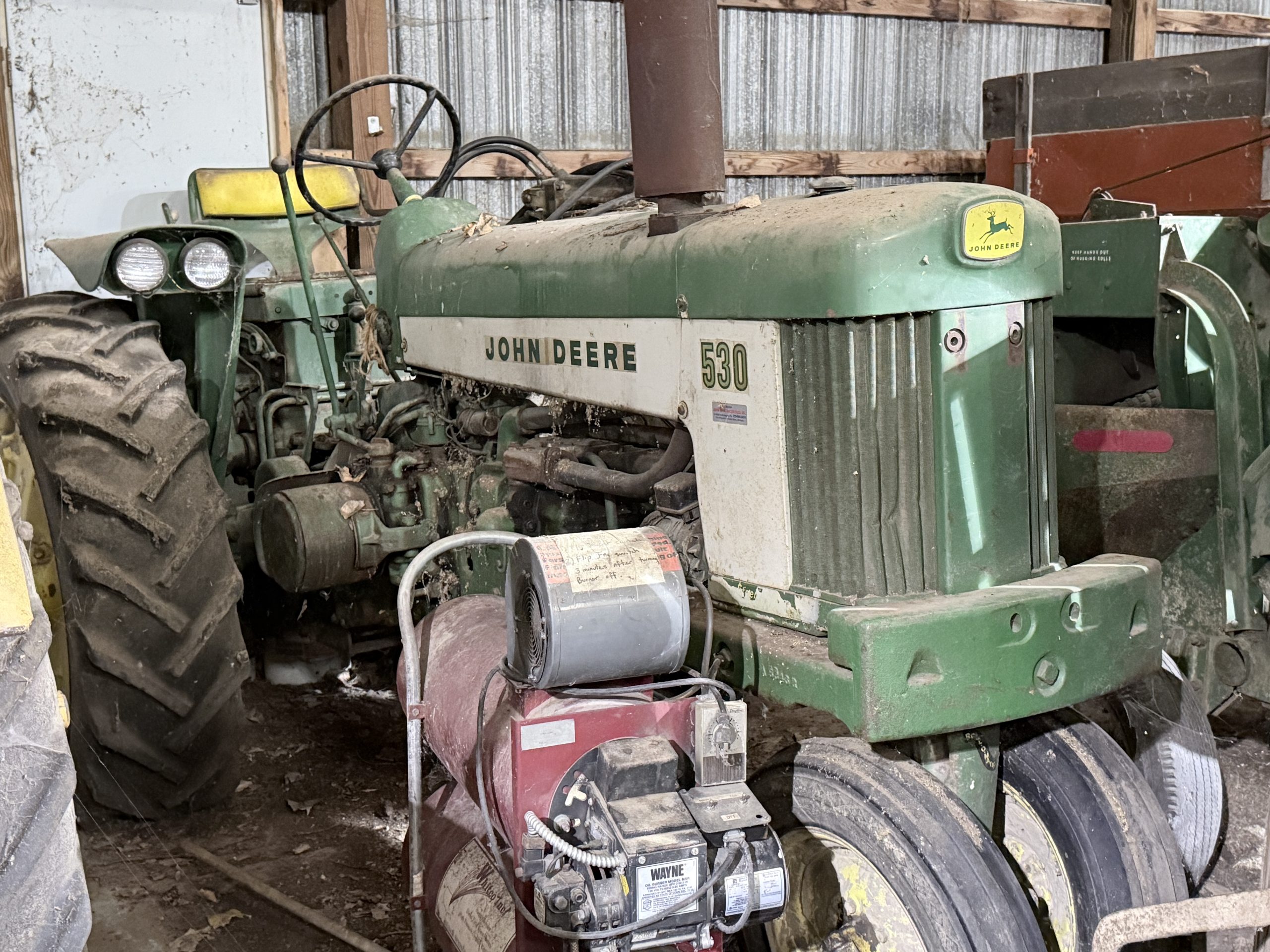 John Deere 530 Antique Tractor Narrow Front Two Cylinder Barn Find 1958–1960